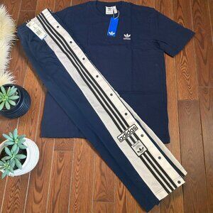 NWT 2 pc size L t-shirt and pants outfit adidas originals large set
